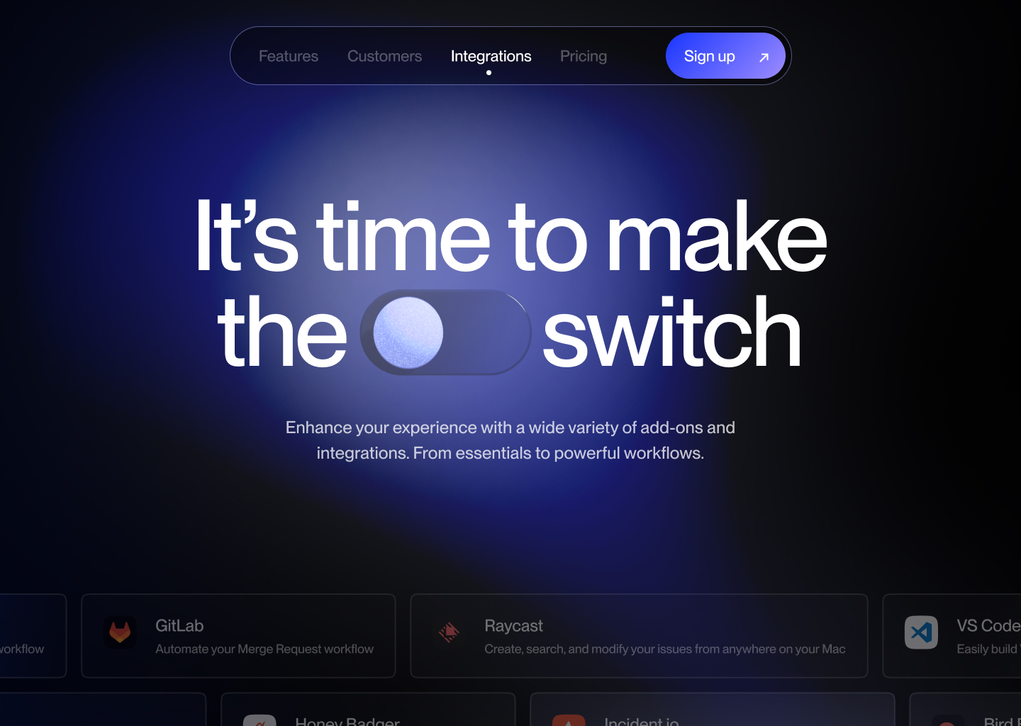 AI powered website builder